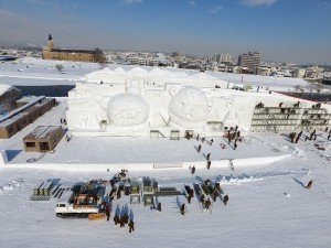 メイン雪像